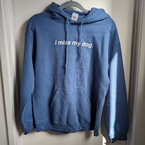 WeRateDogs I Miss My Dog Gildan Hoodie men's medium